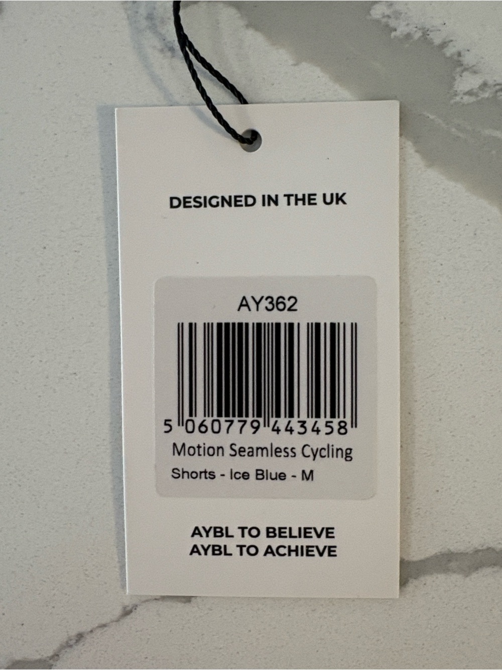 ABYL Motion Seamless Cycle Shorts ~ Medium ~ Ice Blue - Picture 3 of 13